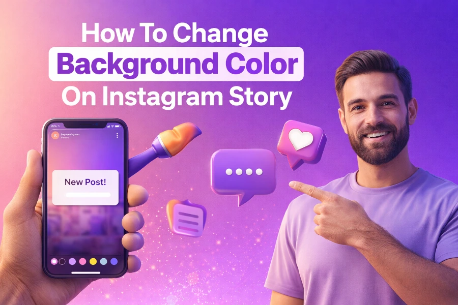 How To Change Background Color On Instagram Story Fast